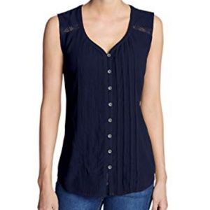 Eddie Bauer Navy Thistle Tank Top. XS. NWT.